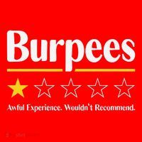 Burpees Awful Experience WouldnT Recommend Santa Hat thumb 1