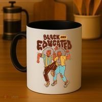 Black And Educated Retro Black History Coffee Mug thumb 4