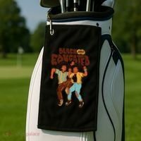 Black And Educated Retro Black History Golf Towel thumb 2