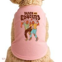 Black And Educated Retro Black History Doggie Tank thumb 0