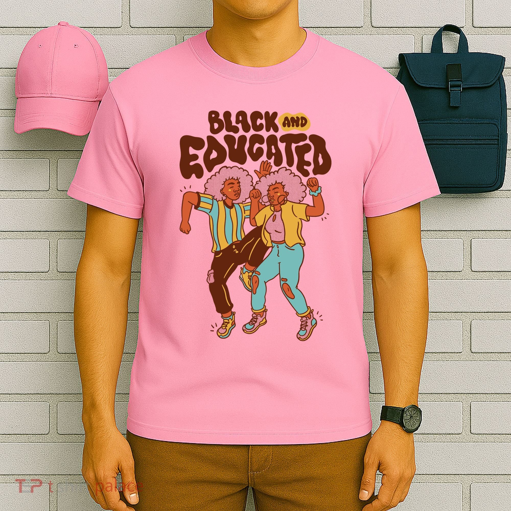 Black And Educated Retro Black History T-Shirt