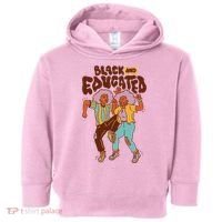 Black And Educated Retro Black History Toddler Hoodie thumb 0