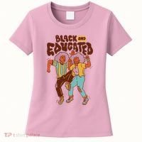 Black And Educated Retro Black History Women's T-Shirt thumb 0