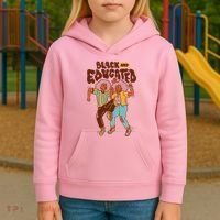 Black And Educated Retro Black History Kids Hoodie thumb 3
