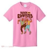 Black And Educated Retro Black History Kids T-Shirt thumb 0