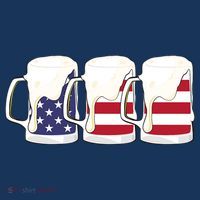 Beer American Flag Shirt 4th Of July Men Women Merica USA Women's Tank Top thumb 5