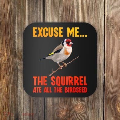 Bird Art For Women Bird Watching Birding Birdwatcher Coaster