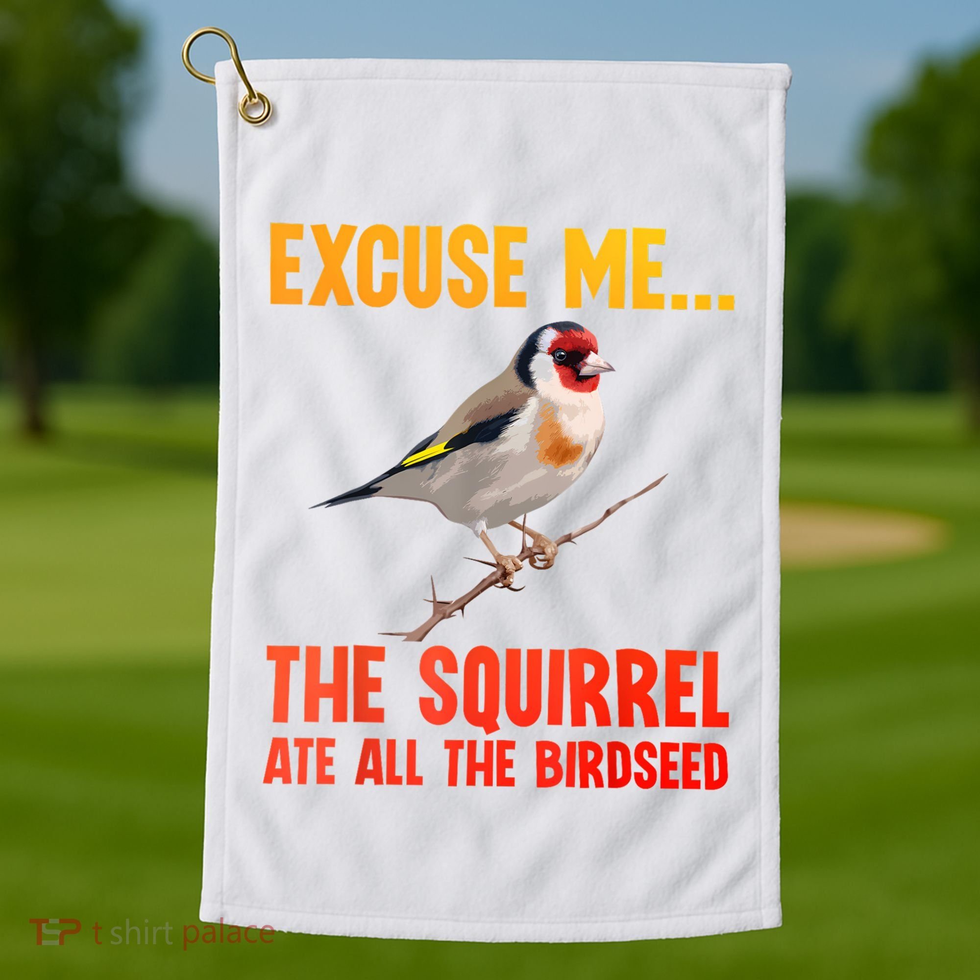 Bird Art For Women Bird Watching Birding Birdwatcher Golf Towel