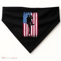 Baseball American Flag Sport USA-Made Doggie Bandana thumb 0