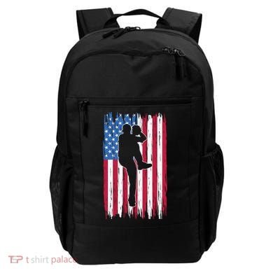 Baseball American Flag Sport Backpack