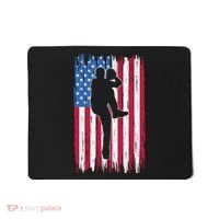 Baseball American Flag Sport Mousepad thumb 0