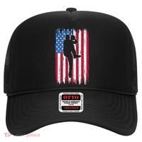 Baseball American Flag Sport Hat thumb 0