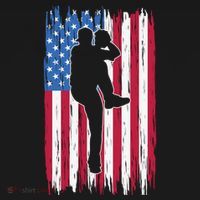 Baseball American Flag Sport Visor thumb 3