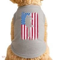 Baseball American Flag Sport Doggie Tank thumb 0