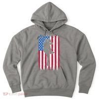 Baseball American Flag Sport Hoodie thumb 0