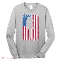 Baseball American Flag Sport Long Sleeve Shirt thumb 0