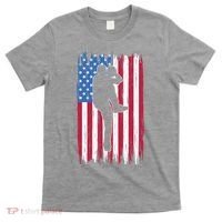Baseball American Flag Sport T-Shirt thumb 0