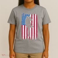 Baseball American Flag Sport T-Shirt thumb 4