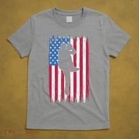 Baseball American Flag Sport T-Shirt thumb 5