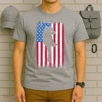 Baseball American Flag Sport T-Shirt thumb 6