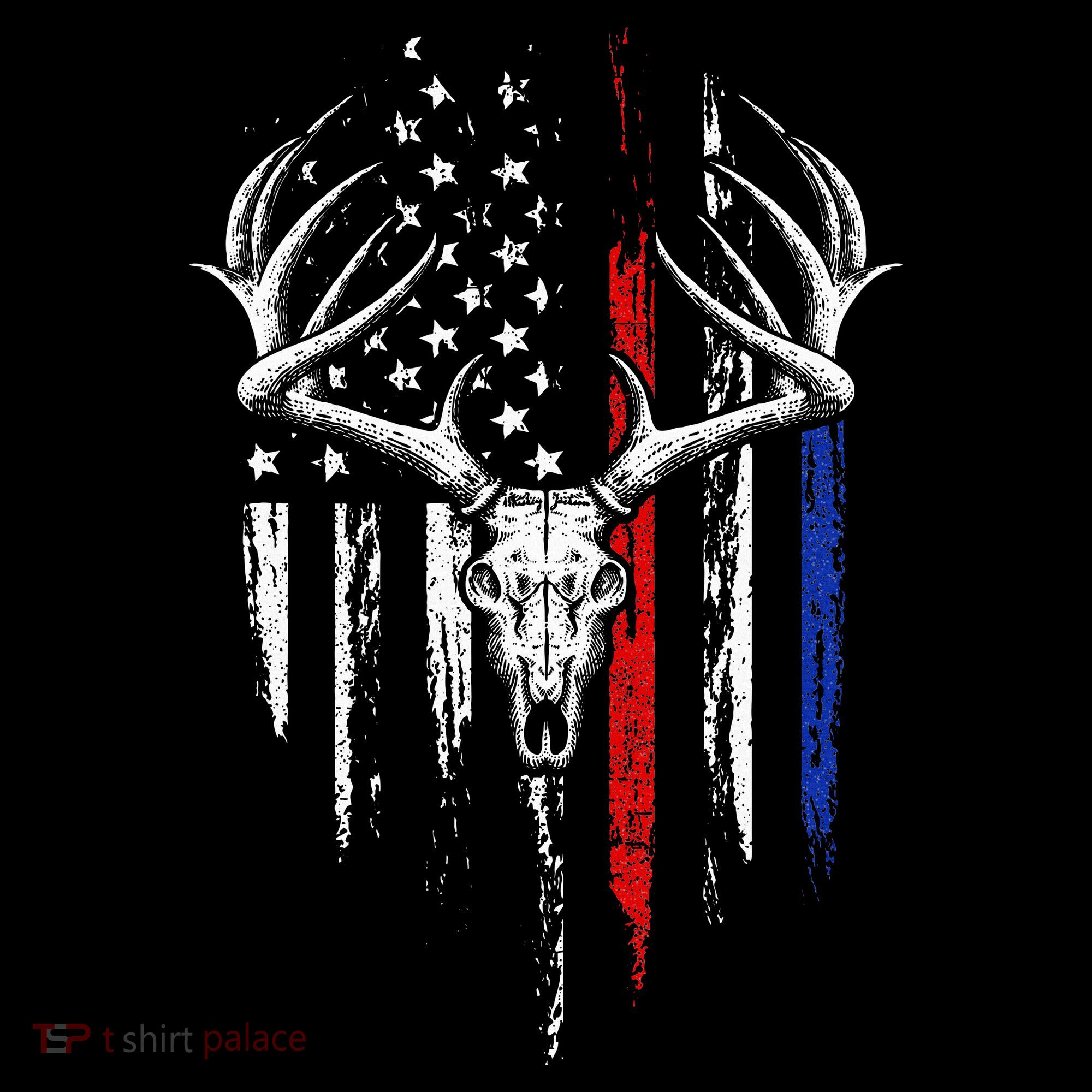 Bowhunting American Flag USA Bow Whitetail Deer Hunter Gift Women's Hoodie