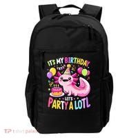 Birthday Axolotl Fun Party Kawaii Axolotl Backpack thumb 0