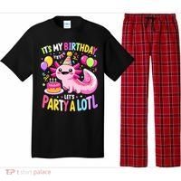 Birthday Axolotl Fun Party Kawaii Axolotl Pajama Set thumb 0