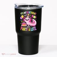 Birthday Axolotl Fun Party Kawaii Axolotl Tumbler thumb 0