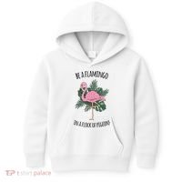 Be A Flamingo In A Flock Of Pigeons Kids Hoodie thumb 0