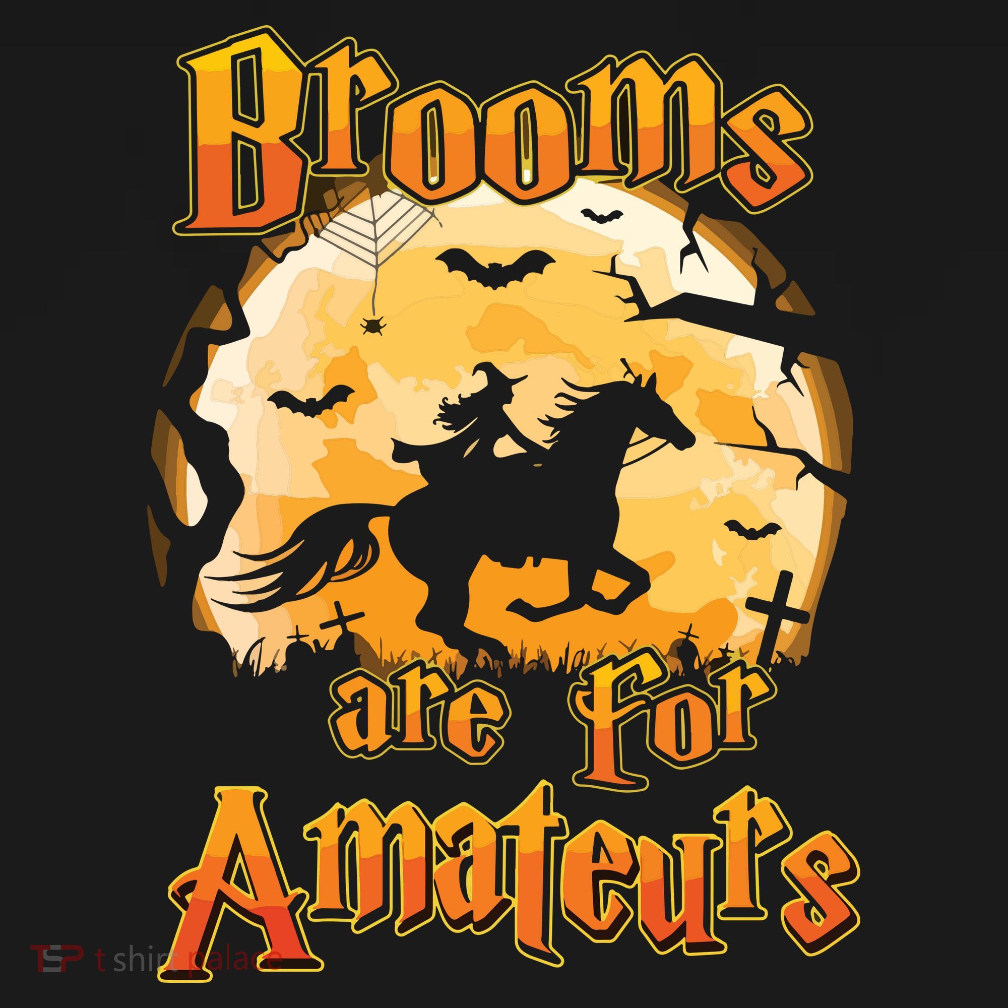 Brooms Are For Amateurs Horse Funny Halloween Costume Long Sleeve Women's Tank Top