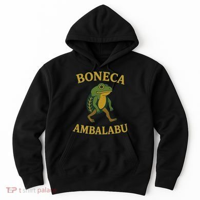 Boneca Ambalabu Funny Frog Meme Hoodie