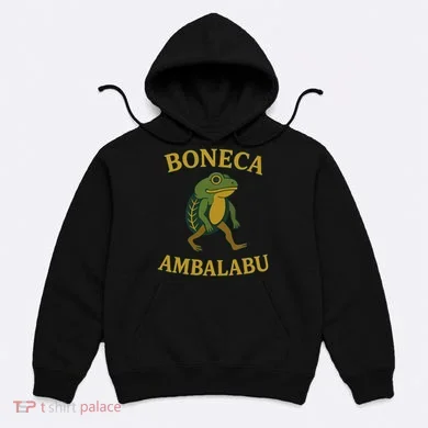 Boneca Ambalabu Funny Frog Meme Hoodie