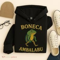 Boneca Ambalabu Funny Frog Meme Hoodie thumb 4