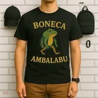Boneca Ambalabu Funny Frog Meme T-Shirt thumb 6