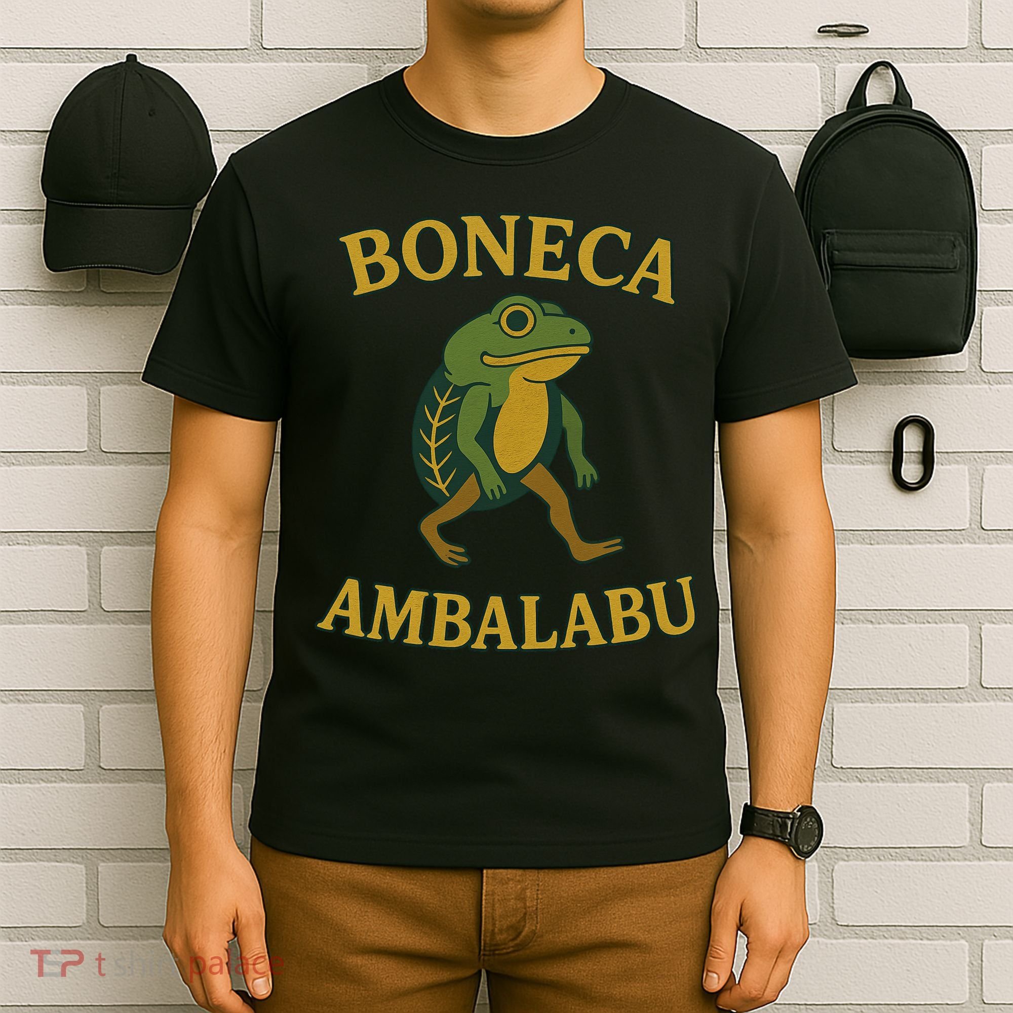 Boneca Ambalabu Funny Frog Meme T-Shirt