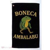 Boneca Ambalabu Funny Frog Meme Golf Towel thumb 0