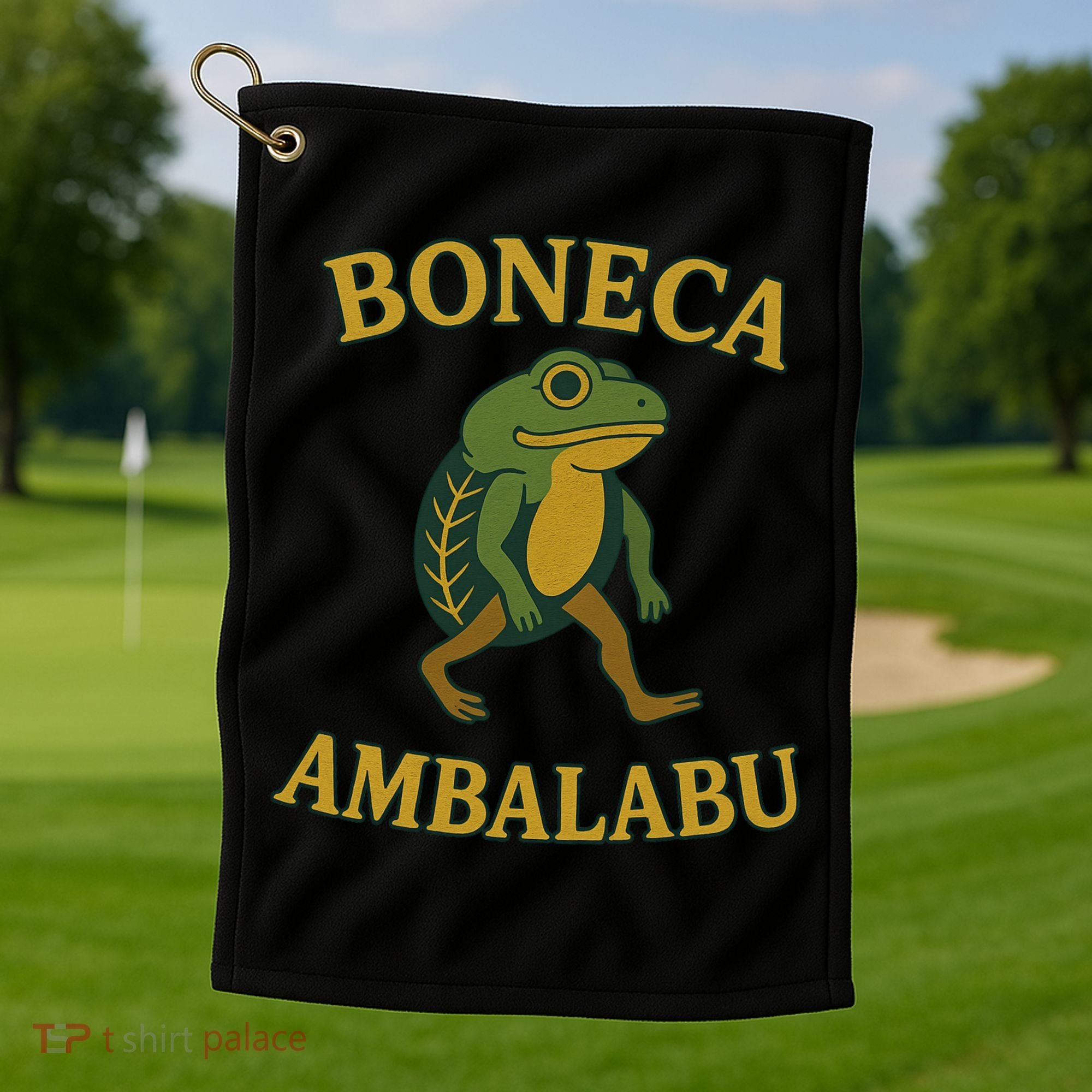 Boneca Ambalabu Funny Frog Meme Golf Towel