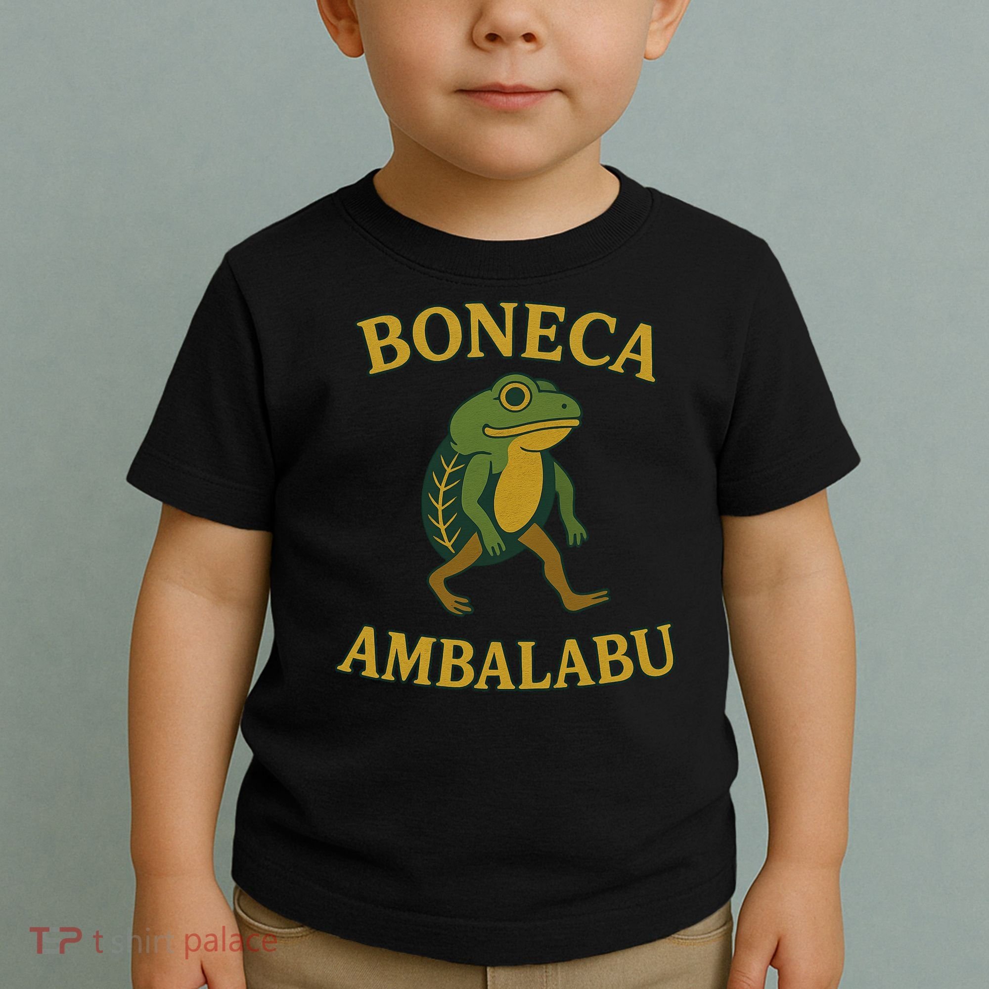 Boneca Ambalabu Funny Frog Meme Toddler T-Shirt