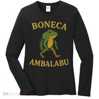 Boneca Ambalabu Funny Frog Meme Women's Long Sleeve Shirt thumb 0
