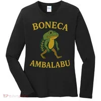 Boneca Ambalabu Funny Frog Meme Women's Long Sleeve Shirt thumb 0