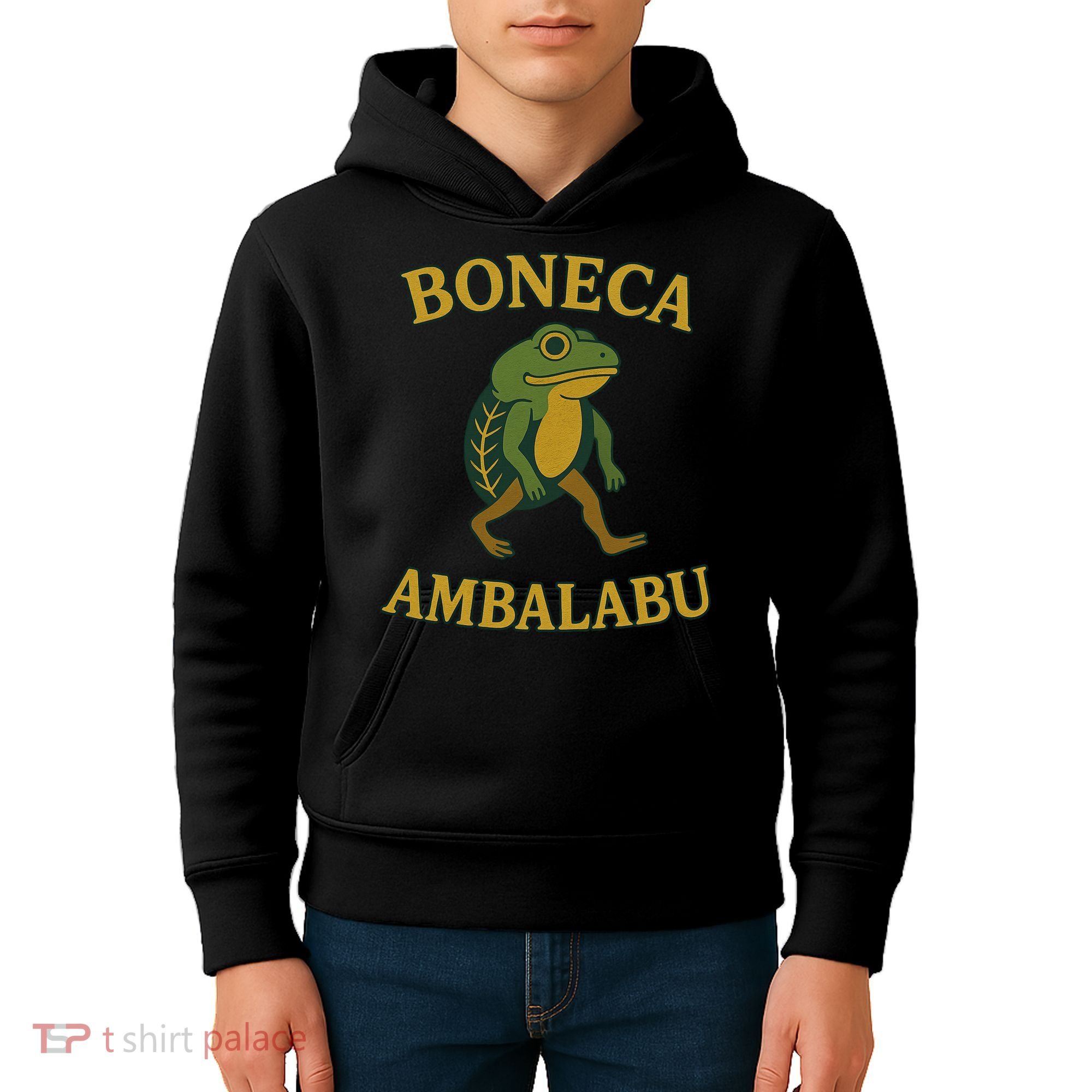 Boneca Ambalabu Funny Frog Meme Kids Hoodie