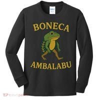 Boneca Ambalabu Funny Frog Meme Kids Long Sleeve Shirt thumb 0