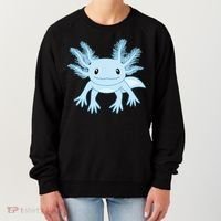 Blue Axolotl Funny Kawaii Axolotl Lover Women's Sweatshirt thumb 0
