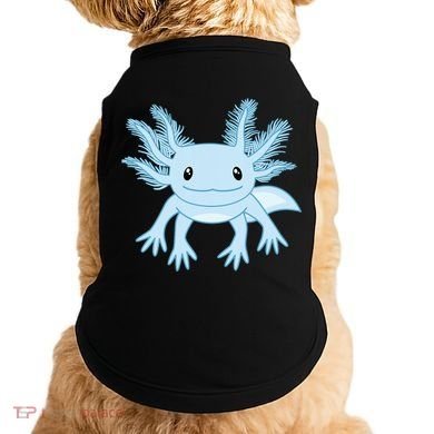 Blue Axolotl Funny Kawaii Axolotl Lover Doggie Tank
