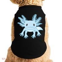 Blue Axolotl Funny Kawaii Axolotl Lover Doggie Tank thumb 0