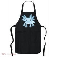 Blue Axolotl Funny Kawaii Axolotl Lover Apron thumb 0