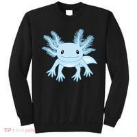 Blue Axolotl Funny Kawaii Axolotl Lover Sweatshirt thumb 0