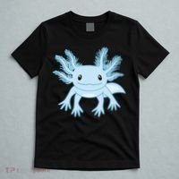 Blue Axolotl Funny Kawaii Axolotl Lover T-Shirt thumb 5