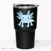 Blue Axolotl Funny Kawaii Axolotl Lover Tumbler thumb 0