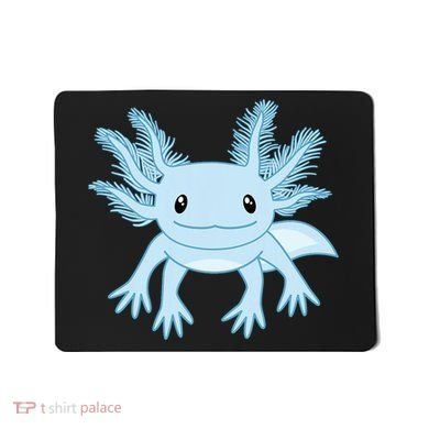 Blue Axolotl Funny Kawaii Axolotl Lover Mousepad